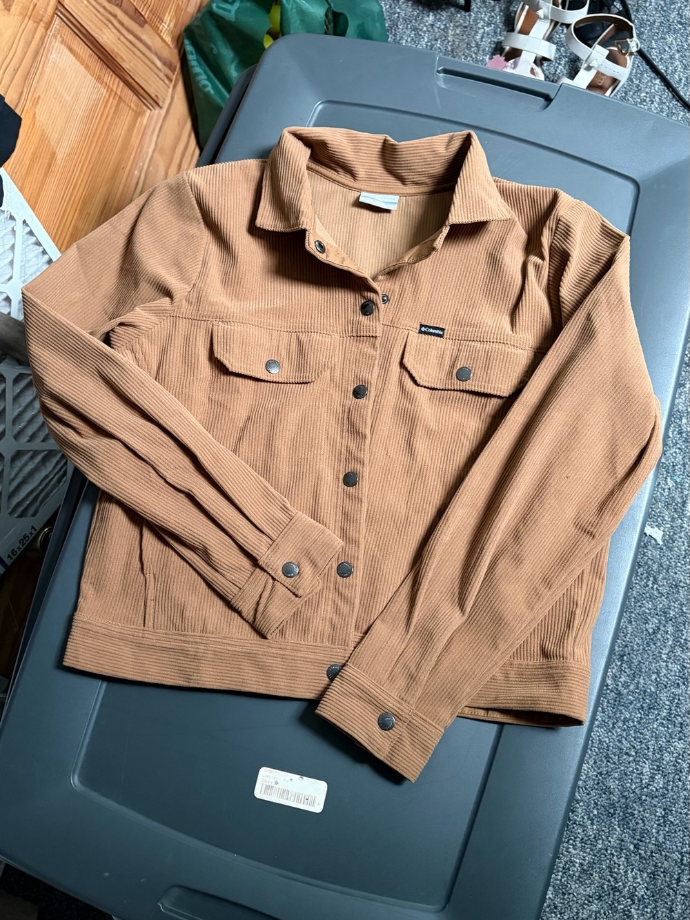 Columbia Women’s Corduroy Jacket in Camel Brown